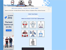 Tablet Screenshot of cyborg.namedecoder.com